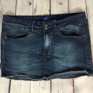 💙 Miley Cyrus Max Azria Blue Jean Denim Skirt Sz 11(juniors)